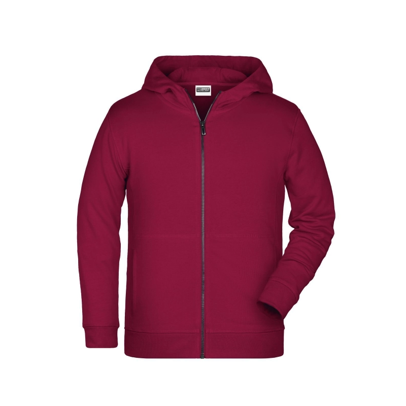 Sweat-shirt zippé à capuche enfant