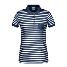 Polo rayé femme