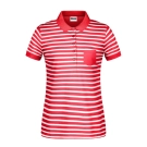 Polo rayé femme