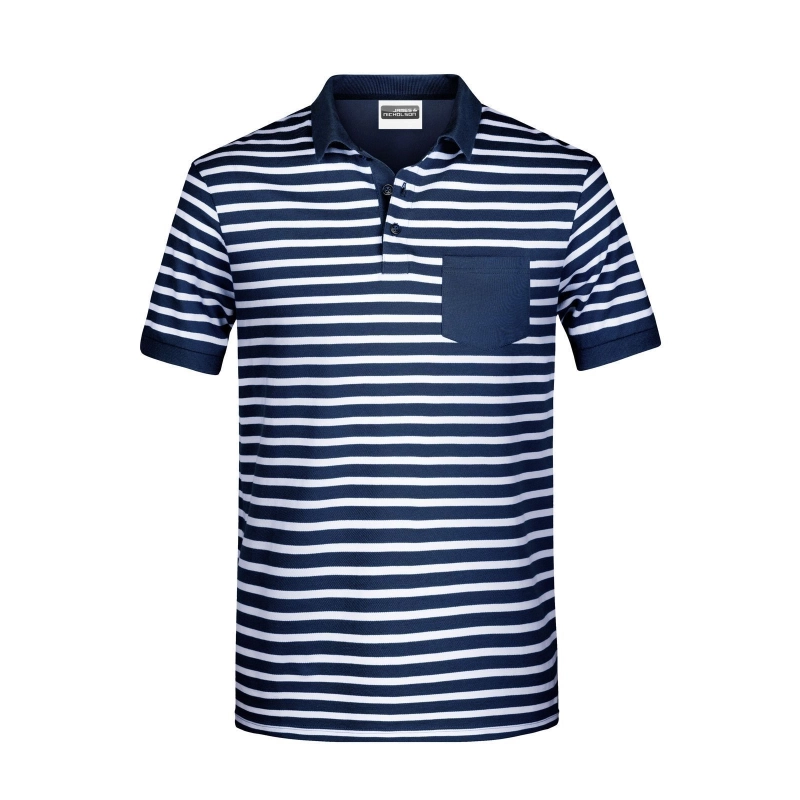 Polo rayé homme