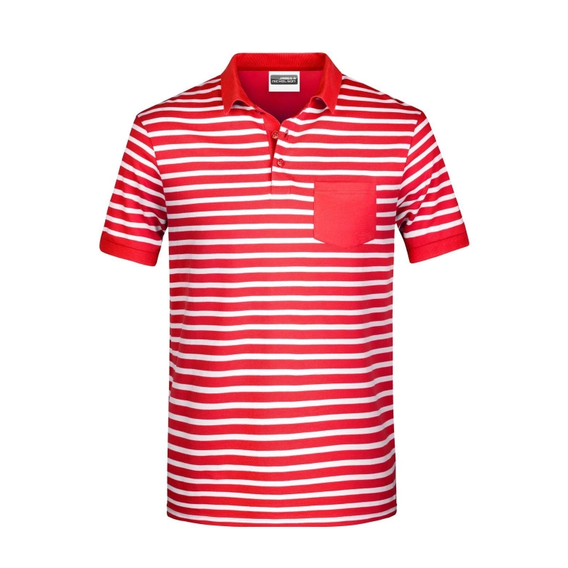 Polo rayé homme