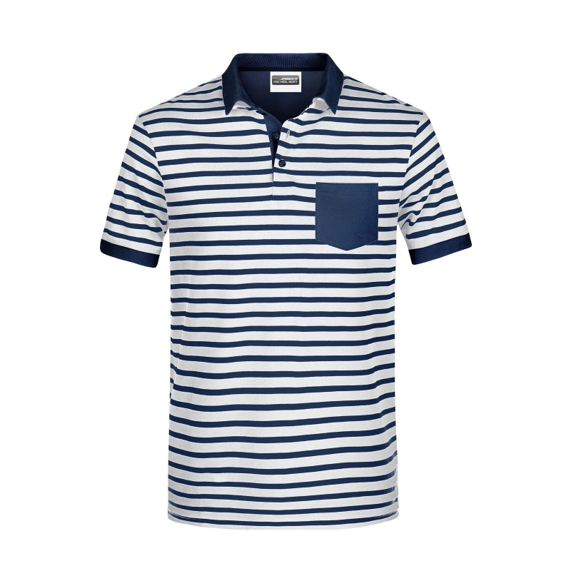 Polo rayé homme
