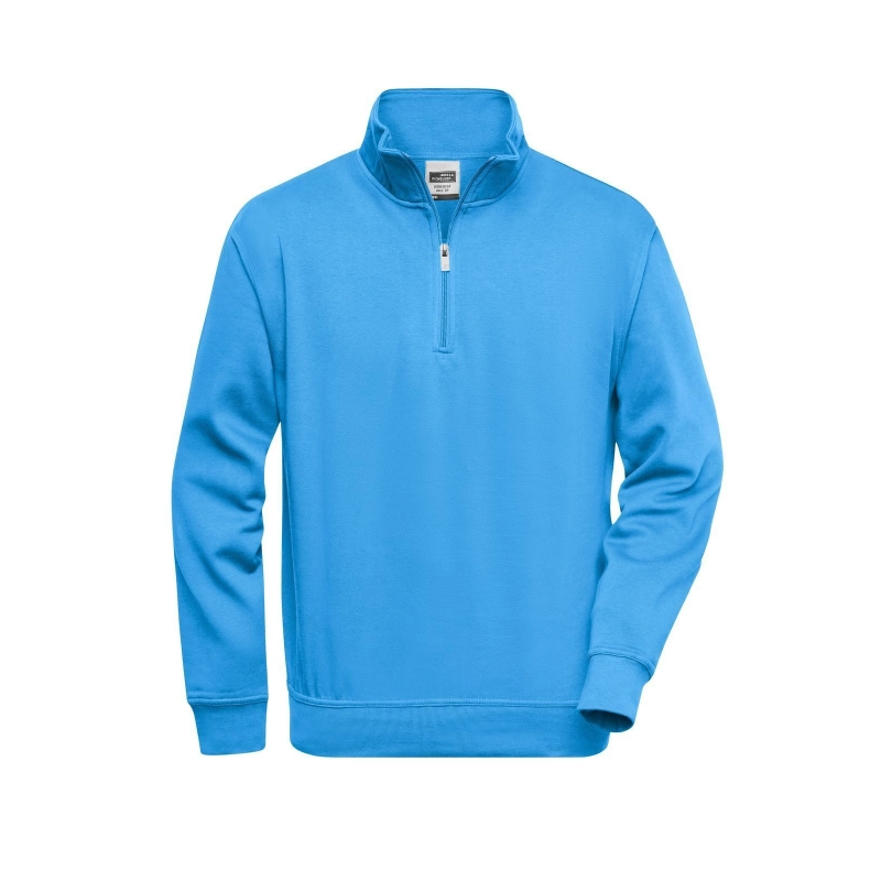 Sweat-shirt de travail demi-zip