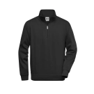 Sweat-shirt de travail demi-zip