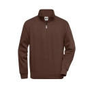 Sweat-shirt de travail demi-zip