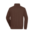 Sweat-shirt de travail demi-zip