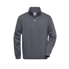 Sweat-shirt de travail demi-zip
