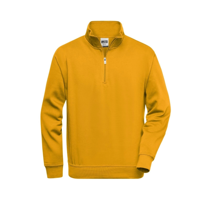 Sweat-shirt de travail demi-zip