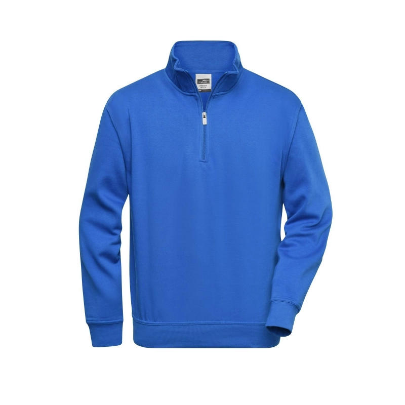 Sweat-shirt de travail demi-zip