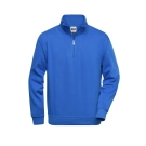 Sweat-shirt de travail demi-zip