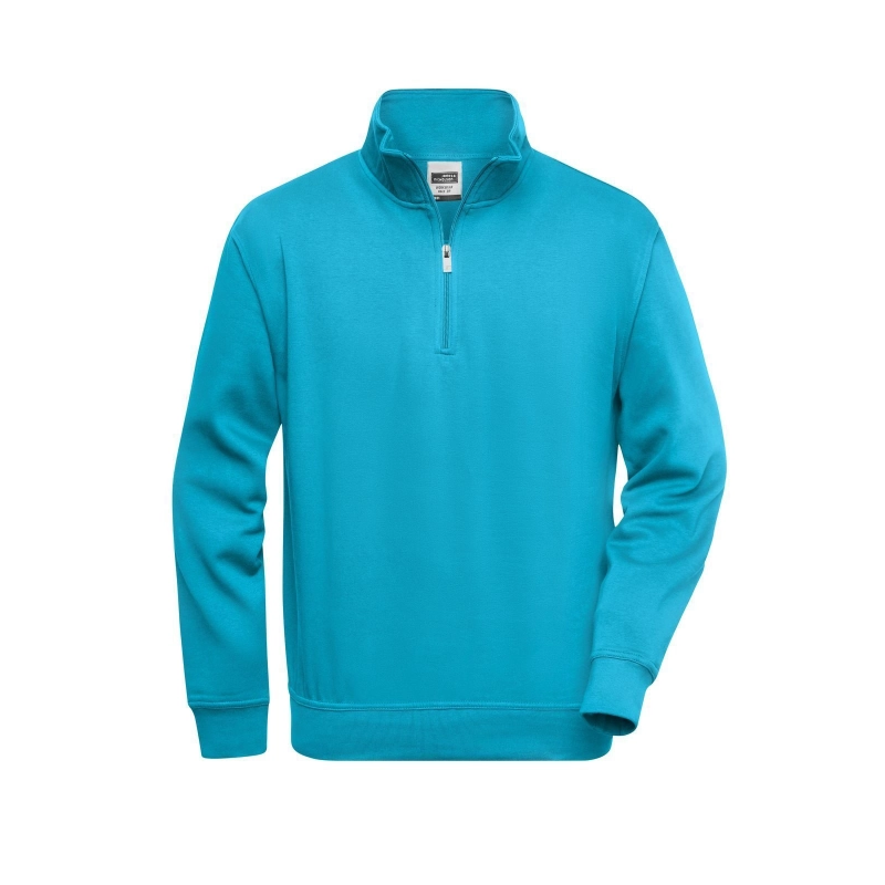 Sweat-shirt de travail demi-zip