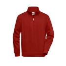 Sweat-shirt de travail demi-zip
