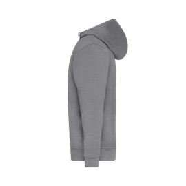 Sweat capuche zippé de travail Bio