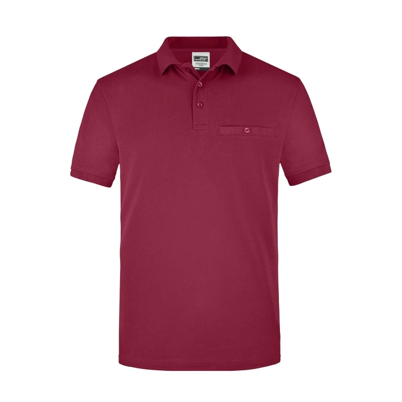Polo de travail avec poche homme