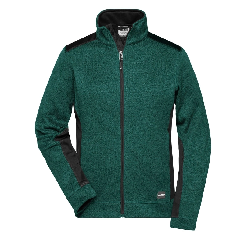 Veste workwear polaire tricotée femme