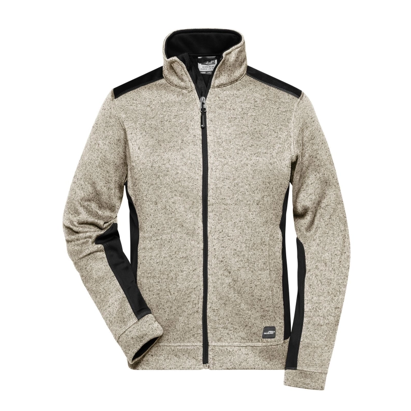 Ladies' Knitted Workwear Fleece Jacket - Strong