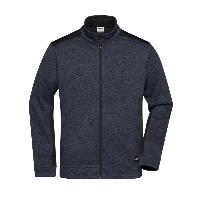 Men's Knitted Workwear Fleece Jacket - STRONG -