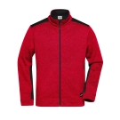 Veste workwear polaire tricotée homme