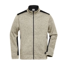 Veste workwear polaire tricotée homme