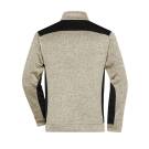 Veste workwear polaire tricotée homme