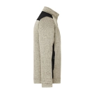 Veste workwear polaire tricotée homme