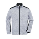 Veste workwear polaire tricotée homme