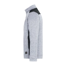 Veste workwear polaire tricotée homme