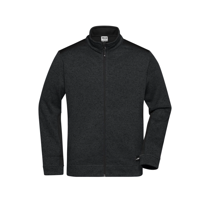 Veste workwear polaire tricotée homme