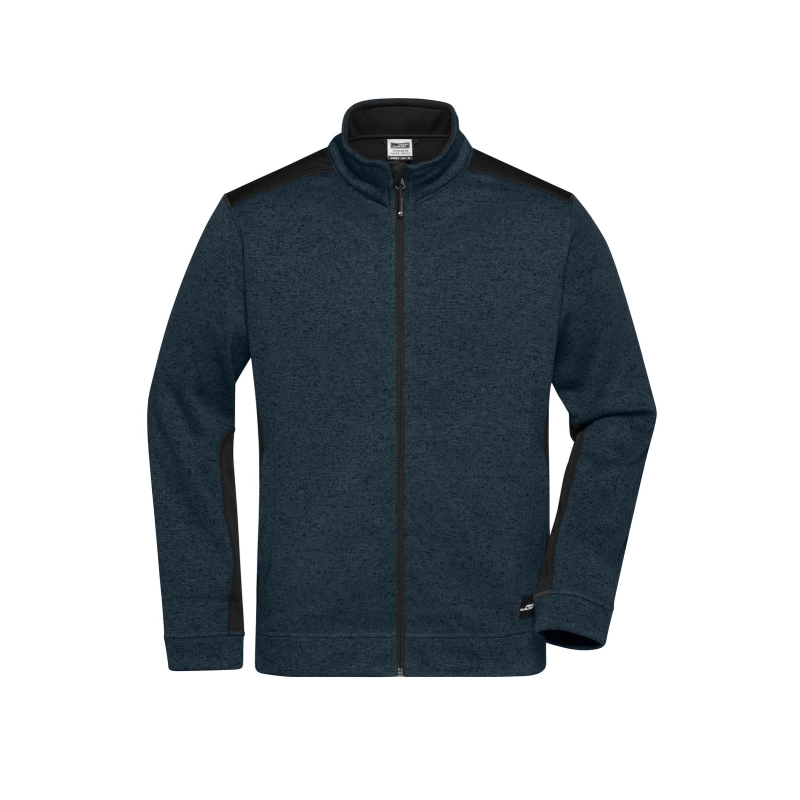Veste workwear polaire tricotée homme