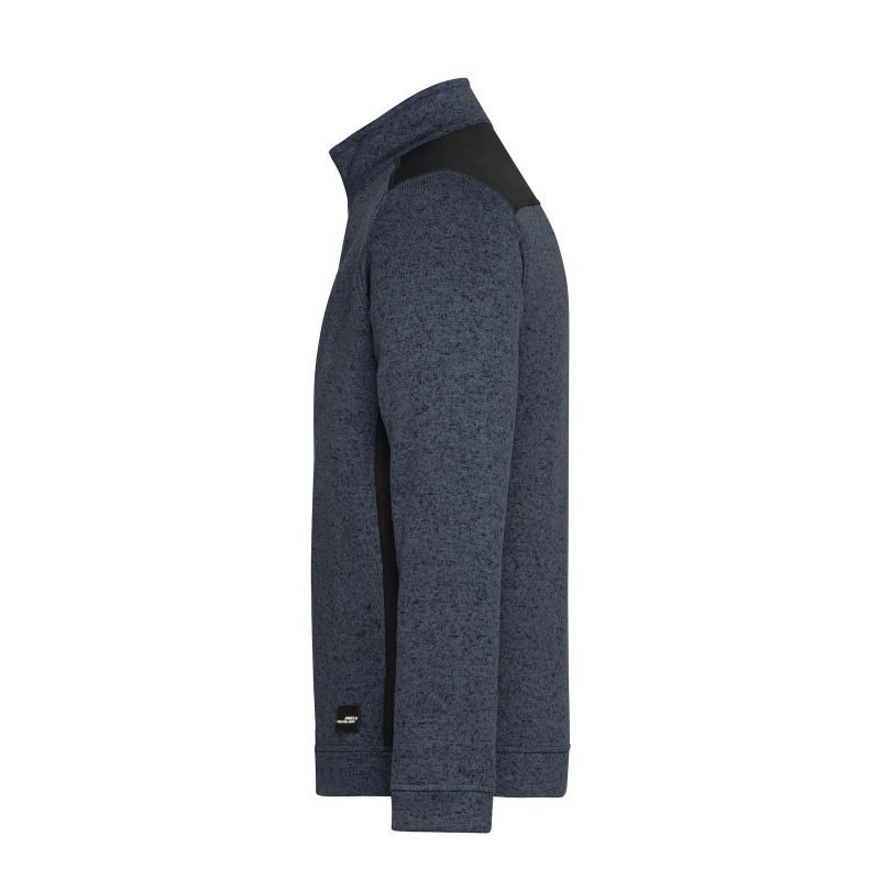 Men's Knitted Workwear Fleece Half-Zip