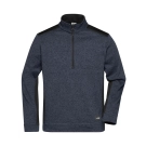 Men's Knitted Workwear Fleece Half-Zip