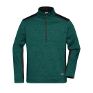 Veste workwear polaire tricoté demi-zip
