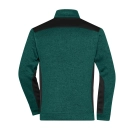 Veste workwear polaire tricoté demi-zip