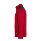 Veste workwear polaire tricoté demi-zip