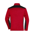 Veste workwear polaire tricoté demi-zip