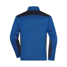 Veste workwear polaire tricoté demi-zip