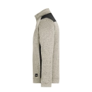 Veste workwear polaire tricoté demi-zip