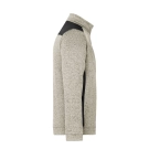 Veste workwear polaire tricoté demi-zip