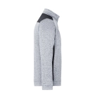 Veste workwear polaire tricoté demi-zip