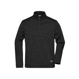 Veste workwear polaire tricoté demi-zip