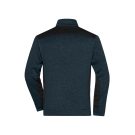 Veste workwear polaire tricoté demi-zip