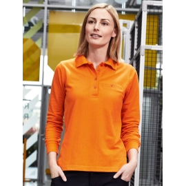 Ladies' Workwear Polo Pocket Longsleeve