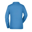 Polo workwear femme manches longues et poche poitrine