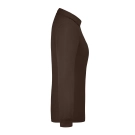 Polo workwear femme manches longues et poche poitrine