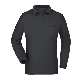 Ladies' Workwear Polo Pocket Longsleeve