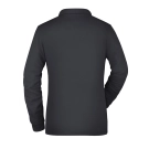 Polo workwear femme manches longues et poche poitrine