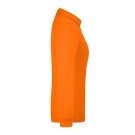 Polo workwear femme manches longues et poche poitrine