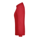 Polo workwear femme manches longues et poche poitrine