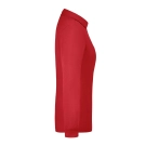 Polo workwear femme manches longues et poche poitrine