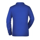 Polo workwear femme manches longues et poche poitrine